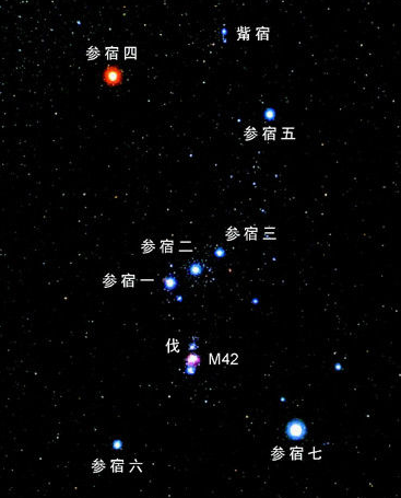 商人是因,故辰为商星.迁实沈于大夏,主参.