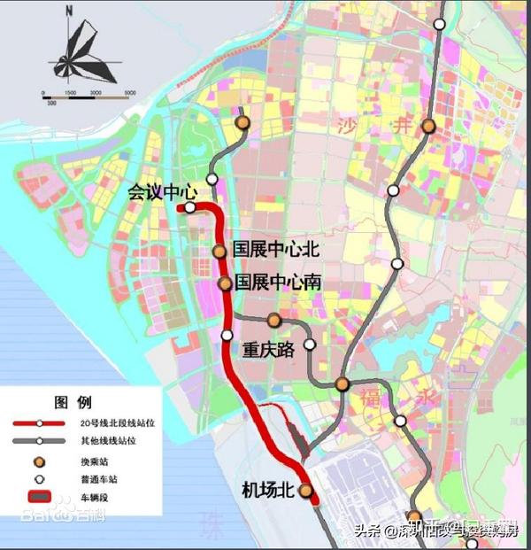 深圳地铁29号线线路图