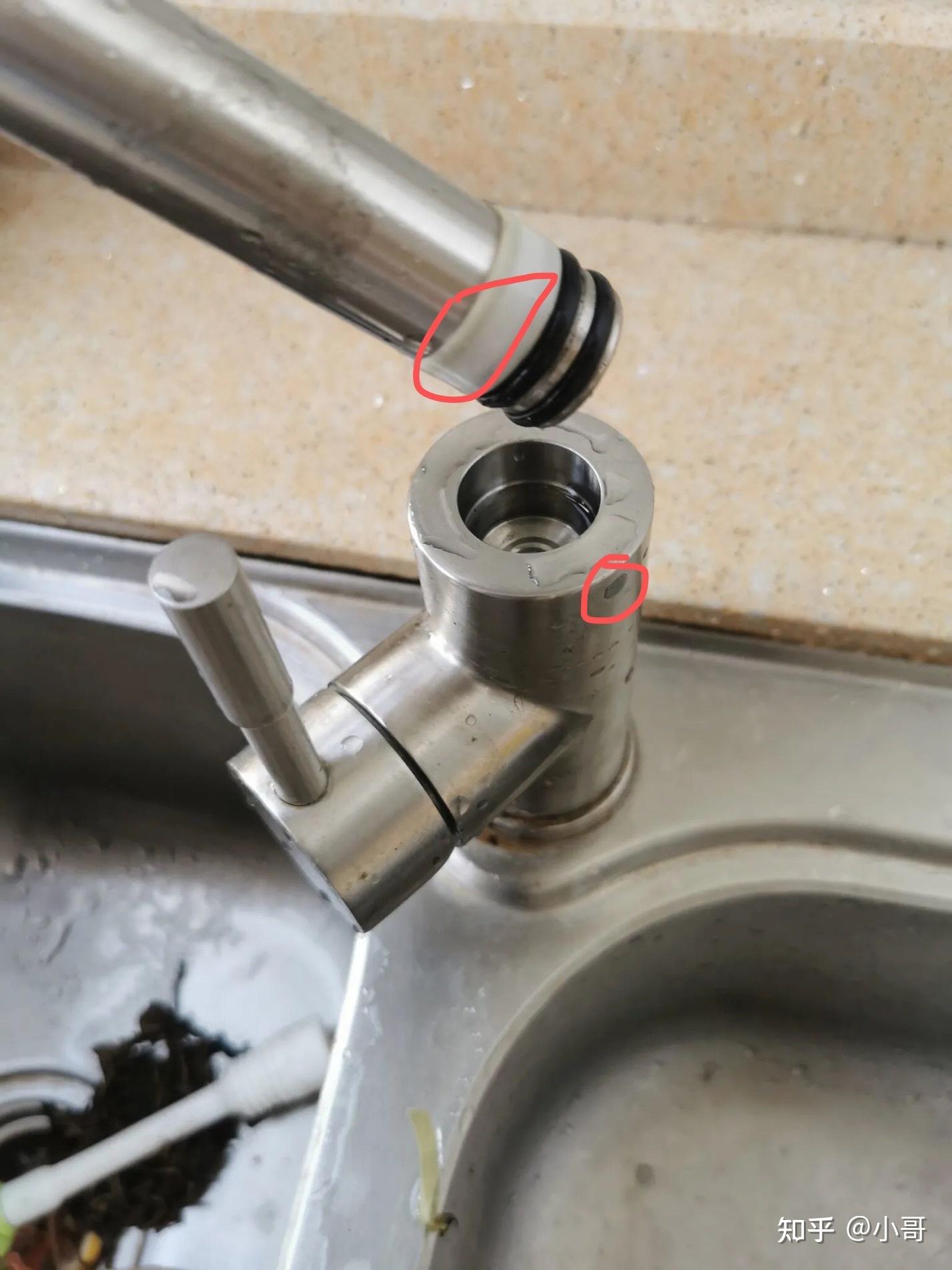 家里水龙头坏了,旋转处突然掉落,是换掉里面密封圈就行了吗?