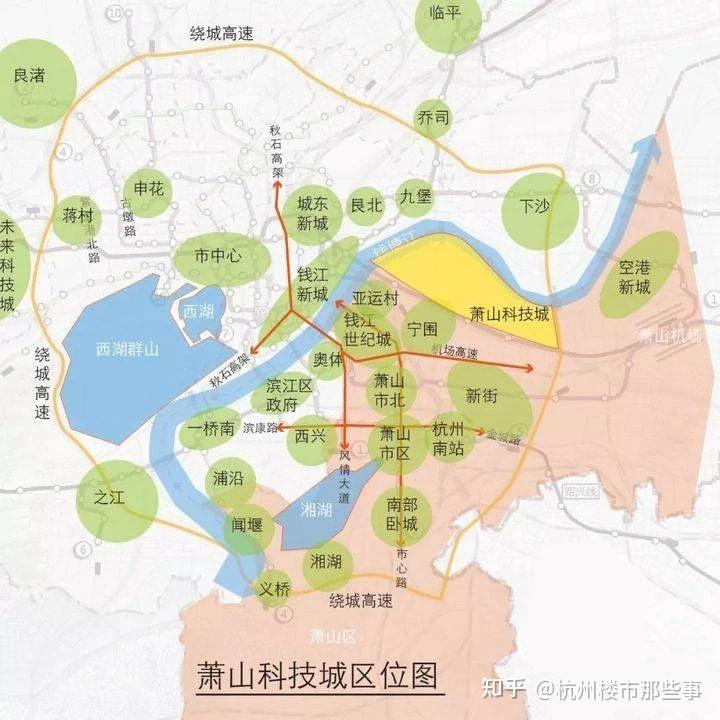 萧山科技城在学区和地铁加持下能否再创翻身大戏萧山科技城板块