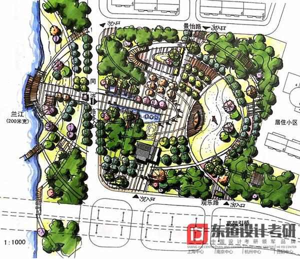 景观快题市民广场景观设计快题案例详解