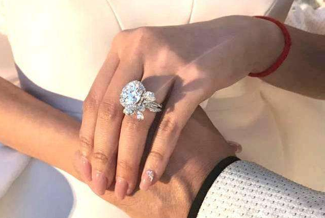 angelababy钻戒,刘诗诗钻戒 angelababy的结婚钻戒5.53克拉