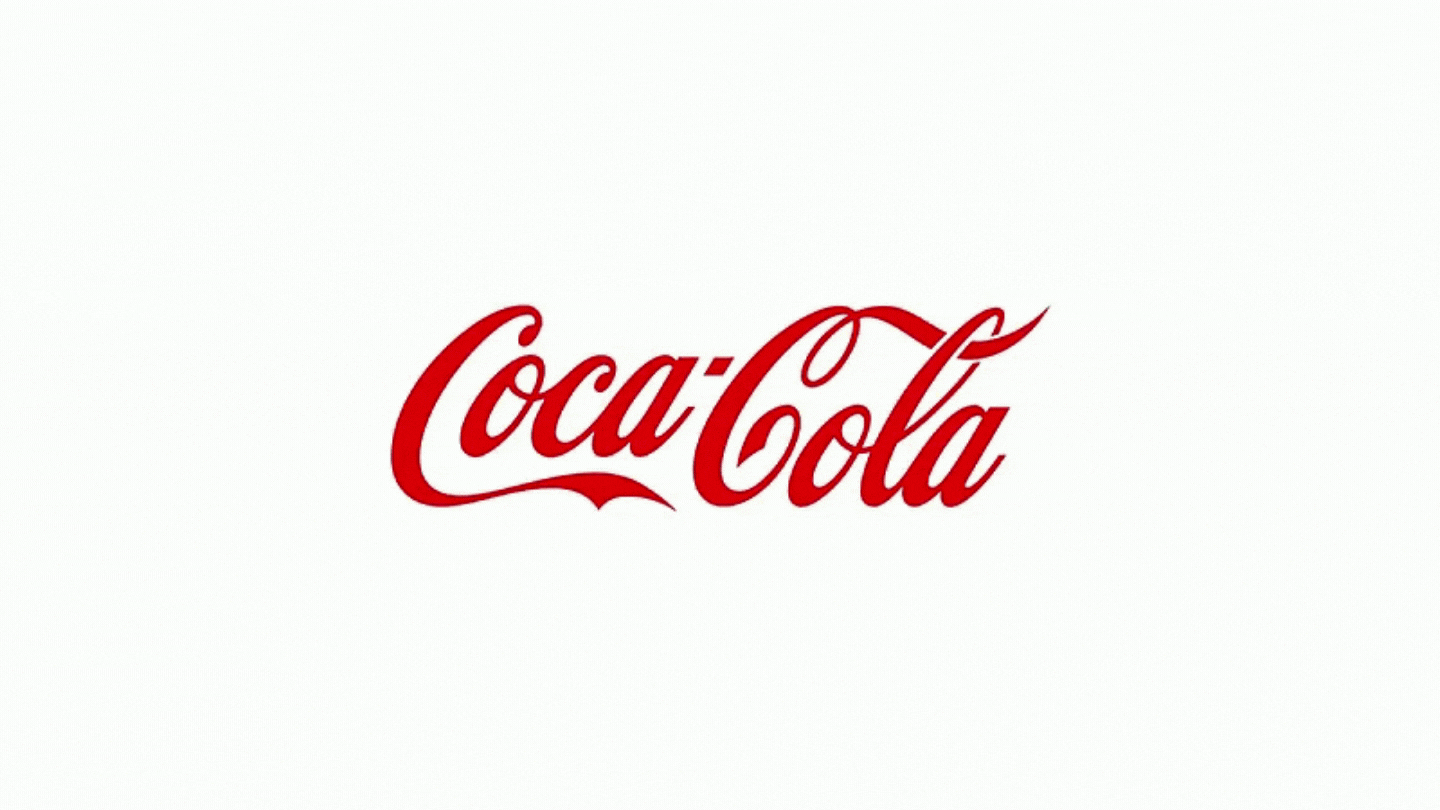大家看到可口可乐的logo之后,会联想到大品牌的可靠质量,并且倾向于