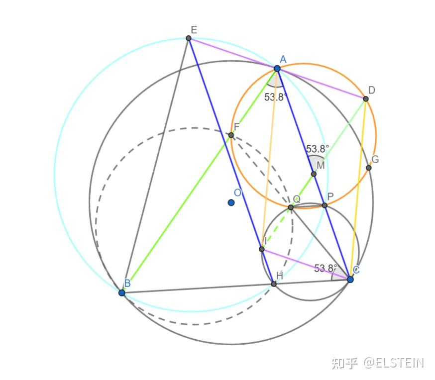 2021高中数学联赛平面几何