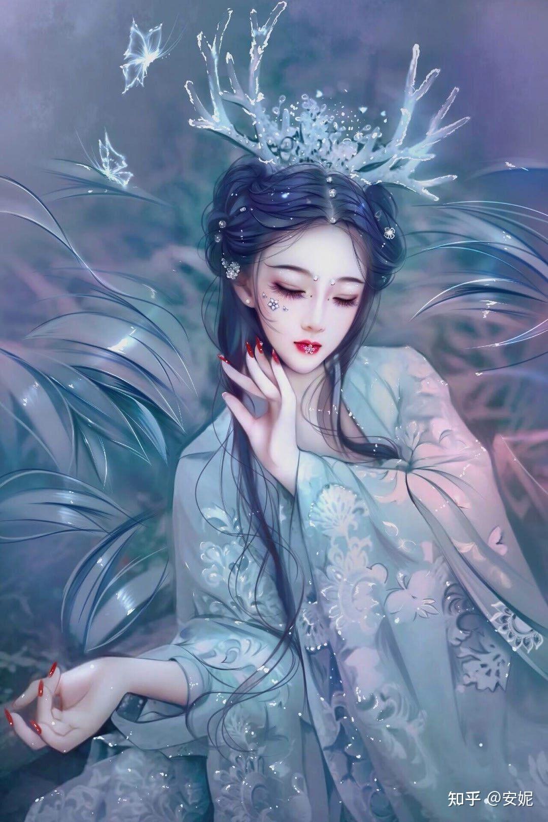 有什么好看到爆炸的古风女头像