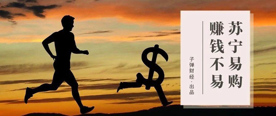 苏宁易购赚钱不易