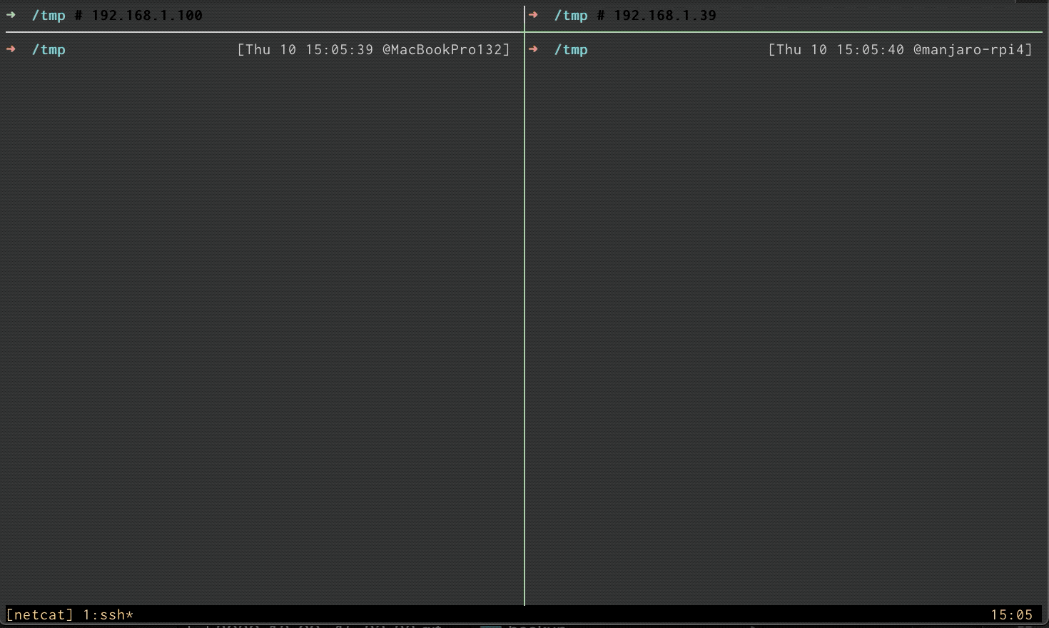 7.6 mb/s(测试速度慢是因为远端 linux 是树莓派,通过  2.