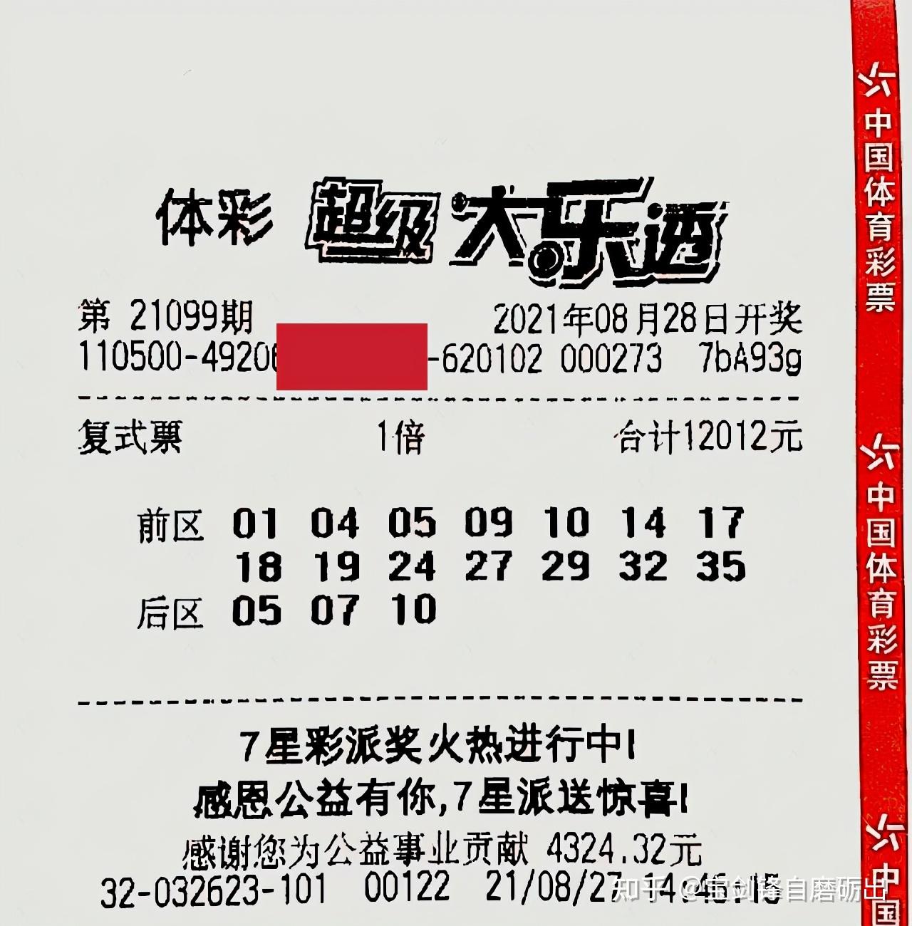 大乐透21099期晒票欣赏,2张15 3复式各有千秋,10倍单式信心满满