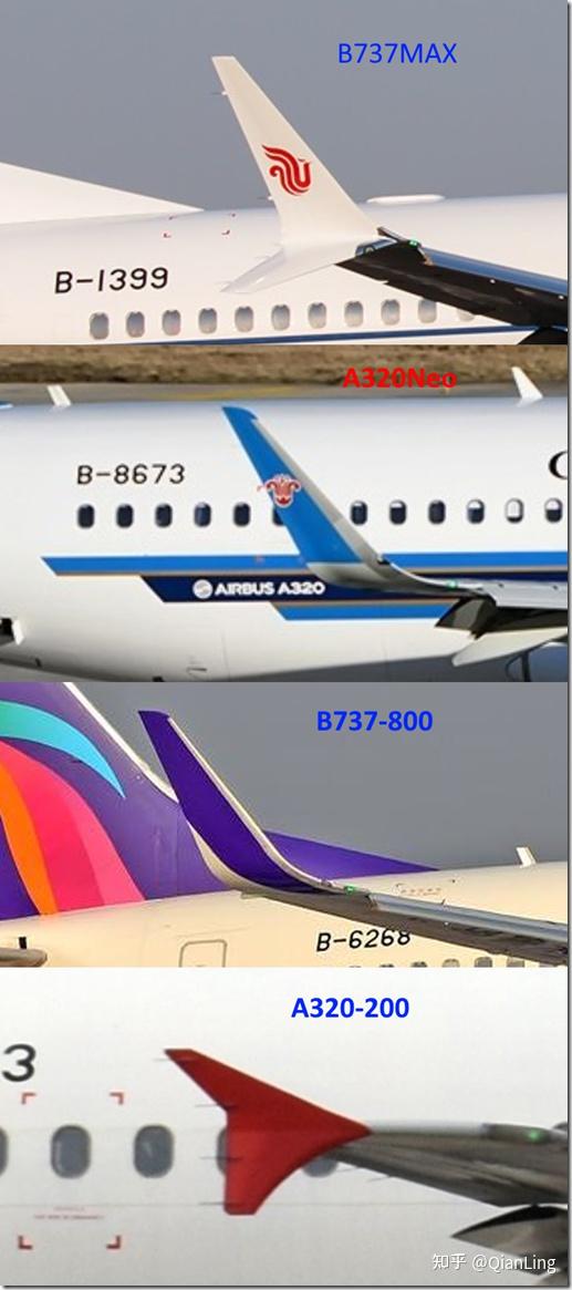 波音737800737max8和空客a320的外观识别识别九元航空客机
