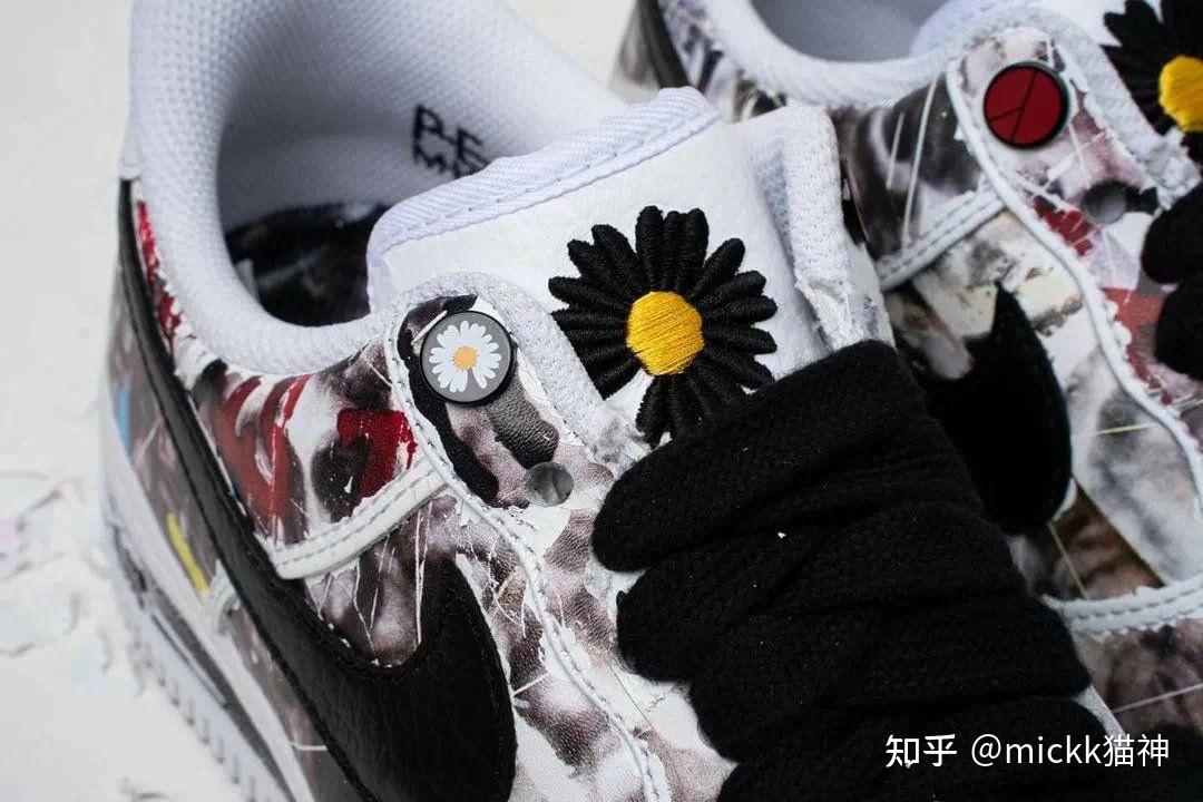 nike权志龙20af1小雏菊联名款