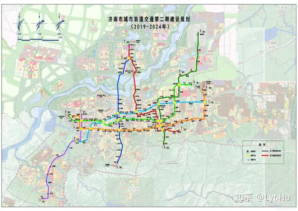 济南轨道交通图 2019 / 2024