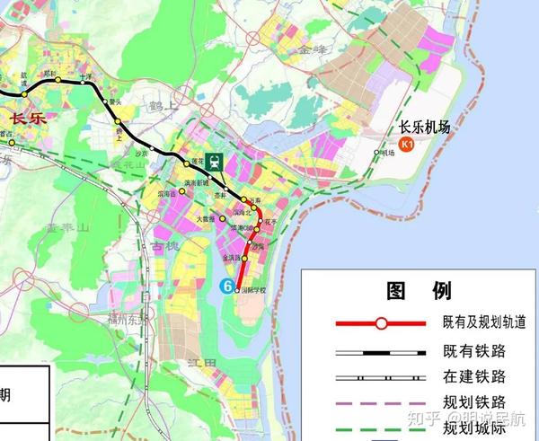 福州地铁6号线将不再接入长乐机场由城际铁路取代