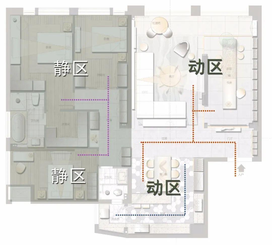 空间设计合不合理关键就看洄游动线