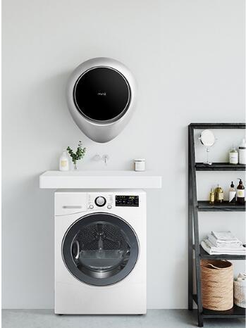 一台滚筒洗衣机 用来洗普通衣物 一台壁挂洗衣机 用来洗宝宝的衣服