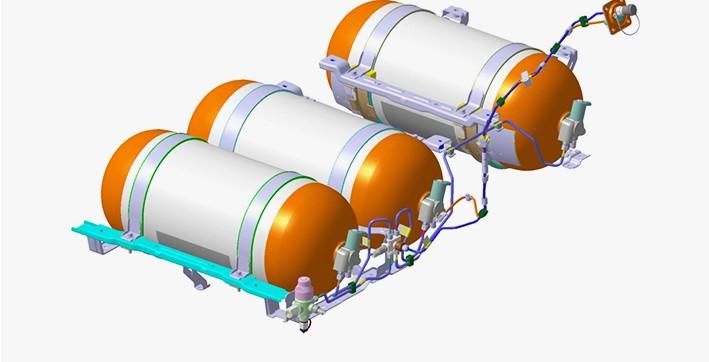燃料电池车载储氢系统结构设计及安全性评价