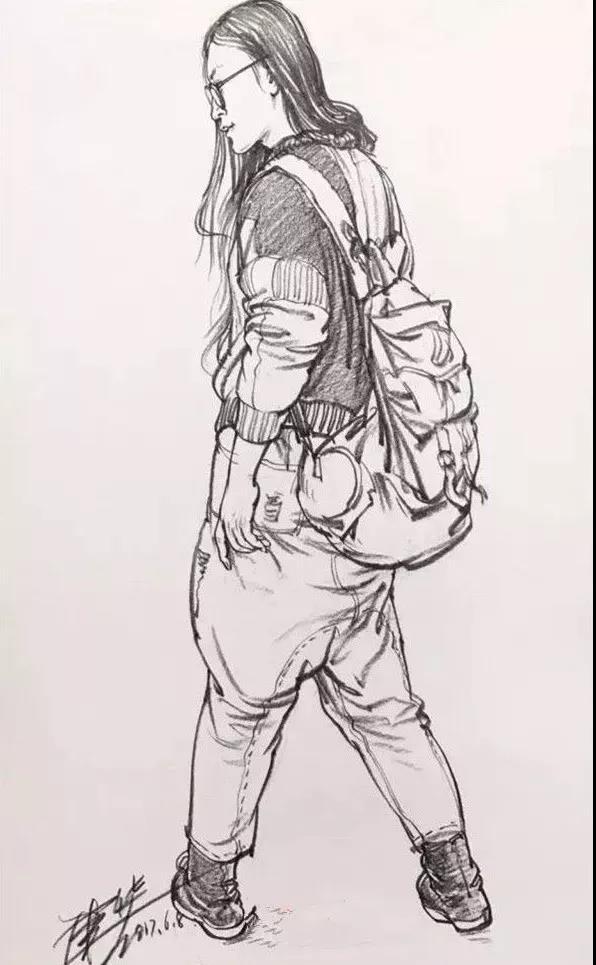 【这就是考试】速写人物中,男性女性各自的形象特征到底该怎么抓?