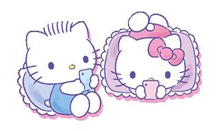 hello kitty的动态gif可爱迷你小表情