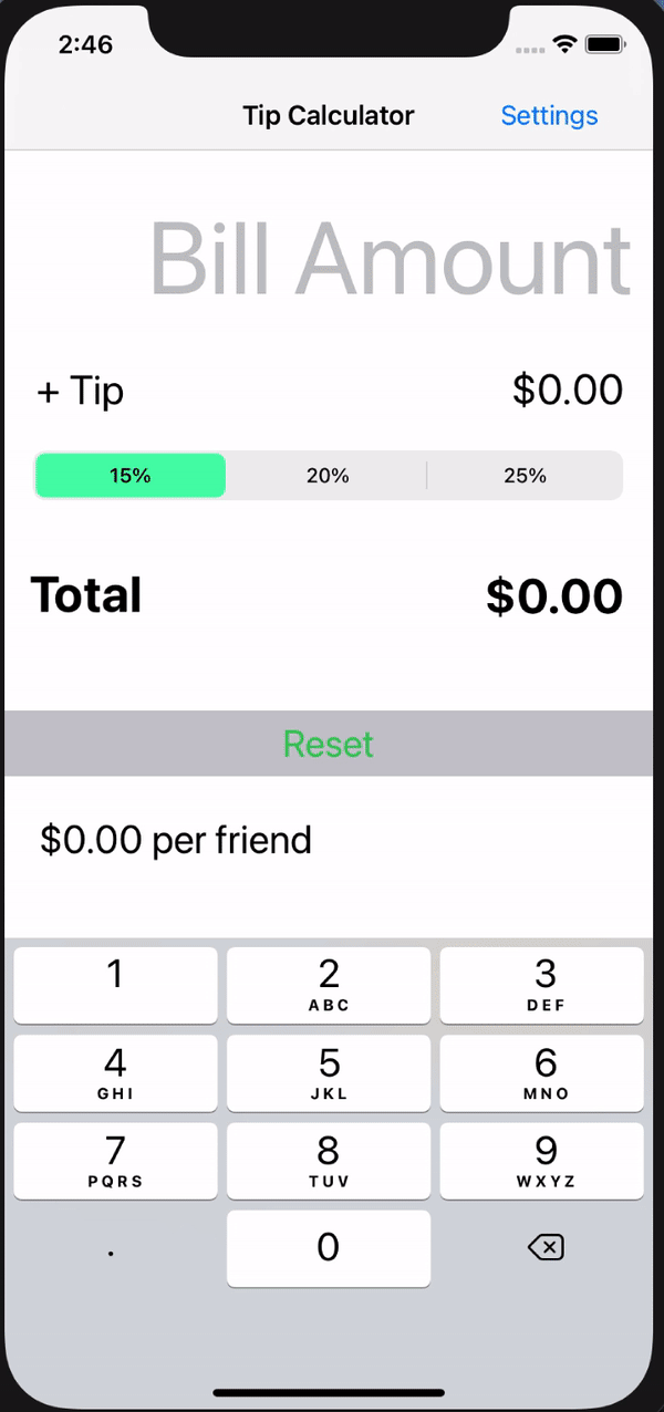 demo gifs upload for easy tipper (pre-work app)