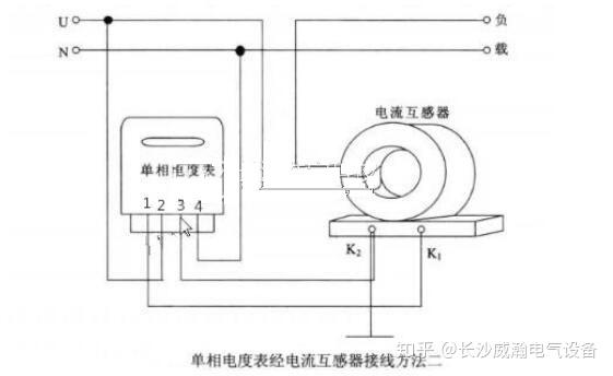 单相电表经电流互感器接法老王说表