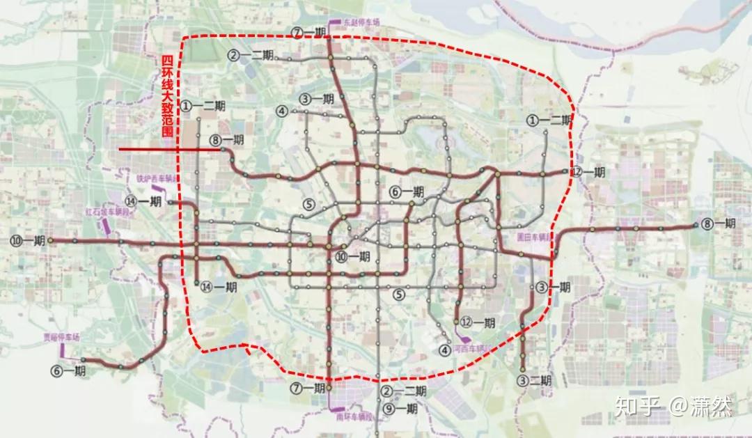 近5年内,郑州会有11条地铁线穿过主城.