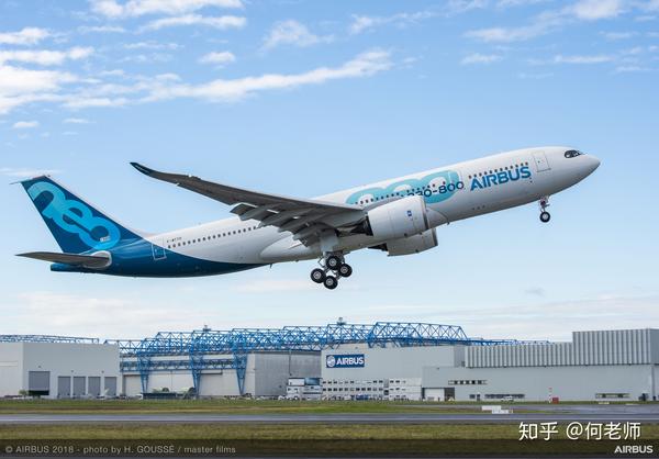 a330neo家族的第二名成员—高效的a330-800—2018年11月6日在法国