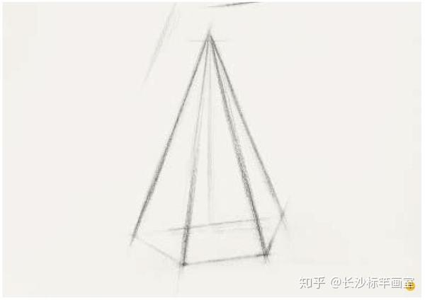 【自学素描零基础入门必看】六棱锥的结构素描作画步骤