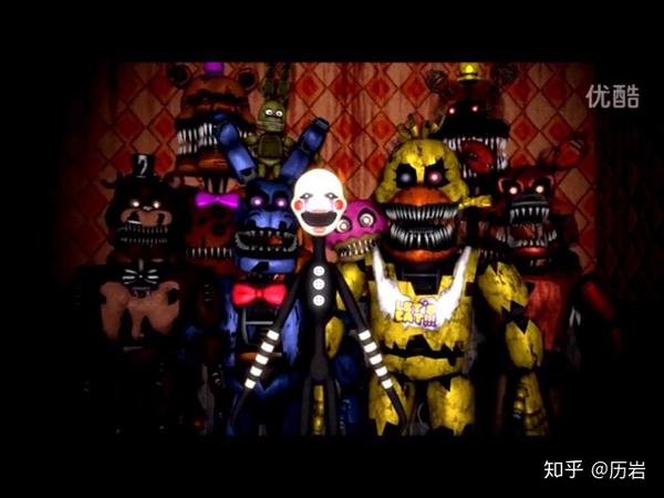再尖牙利嘴上没有很锋利的感觉,整体不如fnaf中的噩梦freddy(这才是
