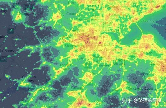 观星专用8k超高清国内光污染地图