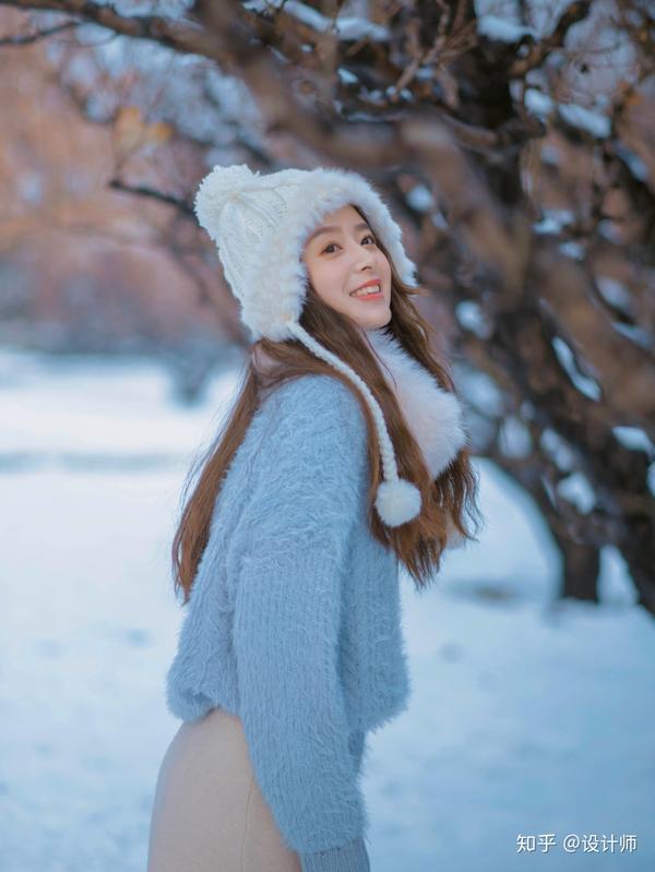 雪景人像拍照教程,7个姿势可以参考,拍出美美雪景照