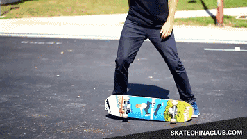 图文教学:如何最快速学会一个高飘kickflip?aaron教学系列