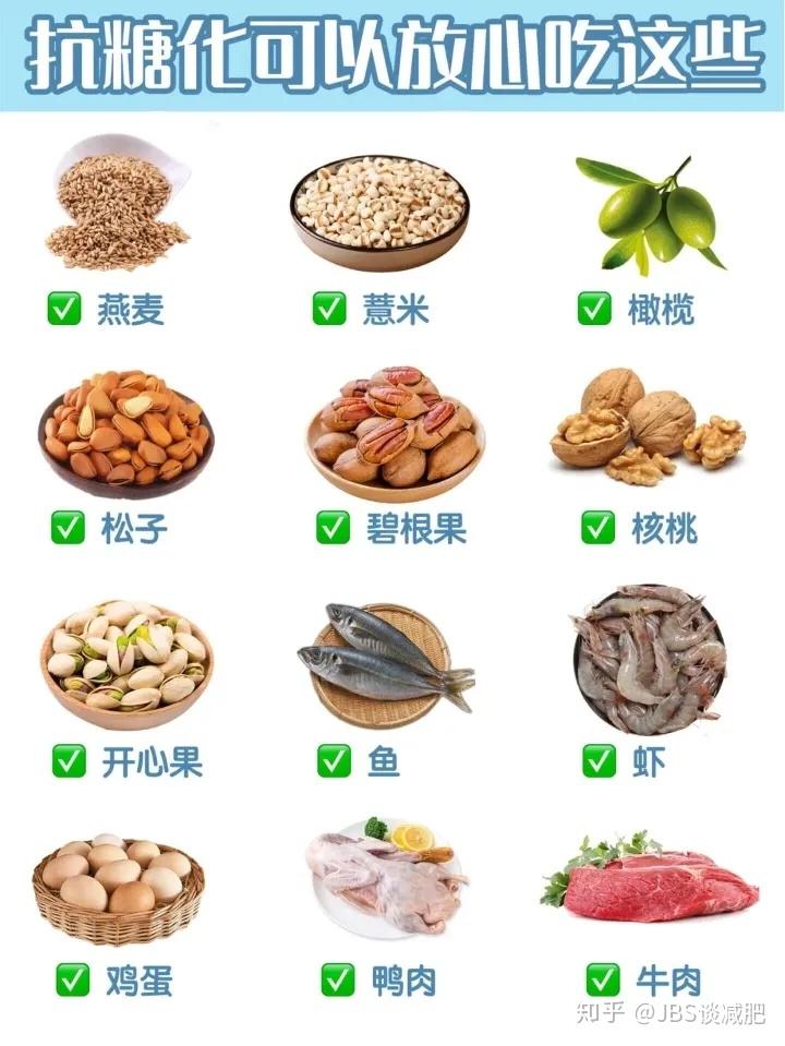 低gi抗糖抗氧化食物都在这里