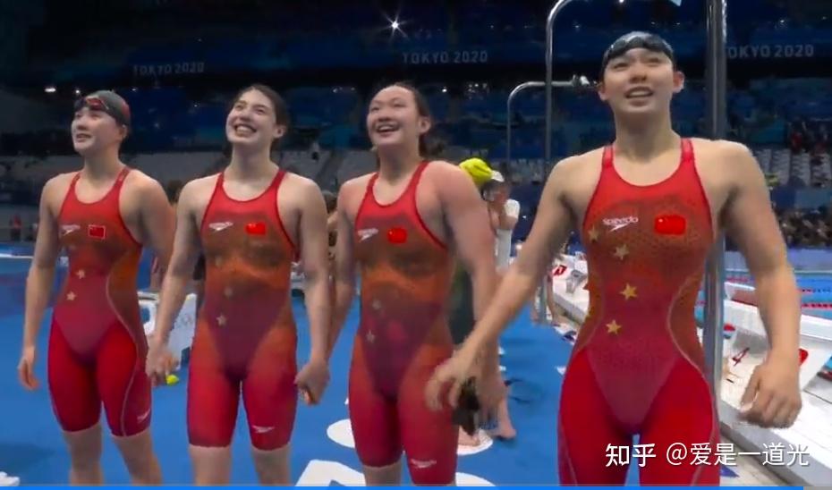 2020东京奥运会游泳女子4x200米自由泳接力决赛中国队破世界纪录夺冠