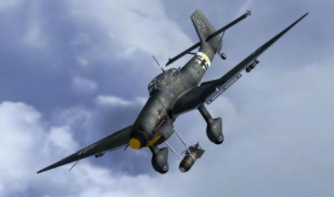 斯图卡轰炸机的俯冲和鹰捕猎时的动作相似