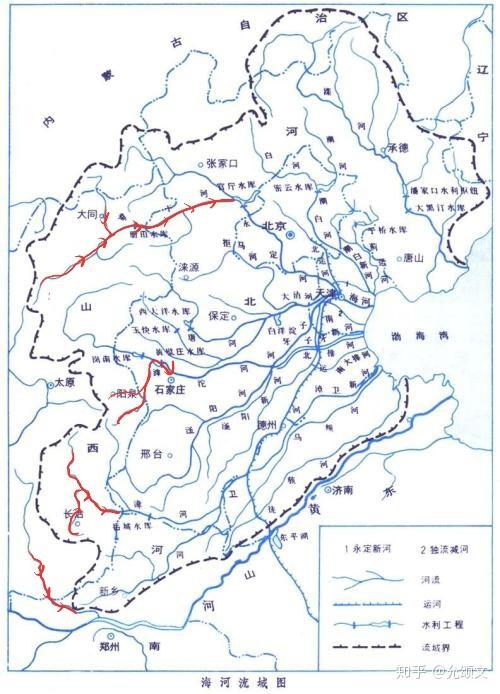 山西同时横跨黄河海河两大水系,是海河上游桑干河,黄河众多支流的源头