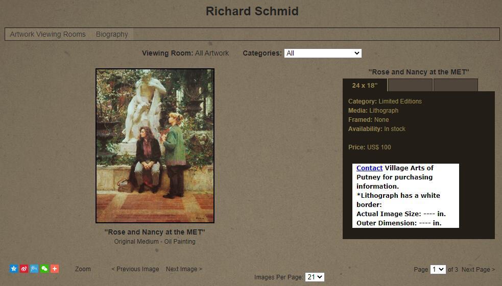 richardschmid的这幅油画的名字叫什么