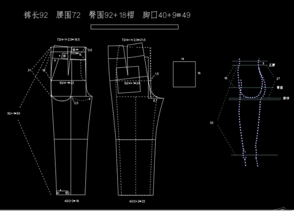 以上内容来自山本服装打版原创,评论留言【服装打版】