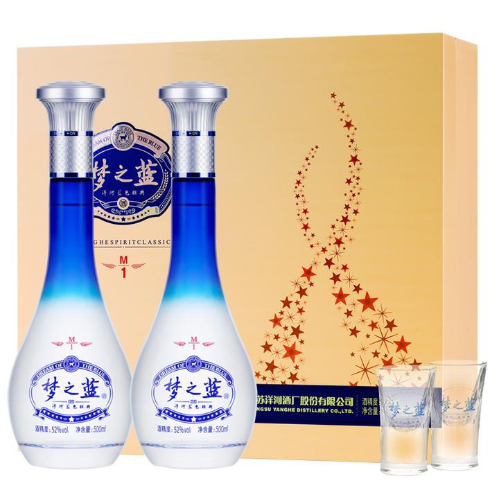 十分经典的一款浓香型白酒,看到包装我都经验了,多么梦幻的渐变蓝色