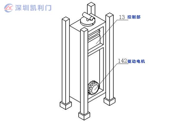 [车辆识别]伸缩门的结构