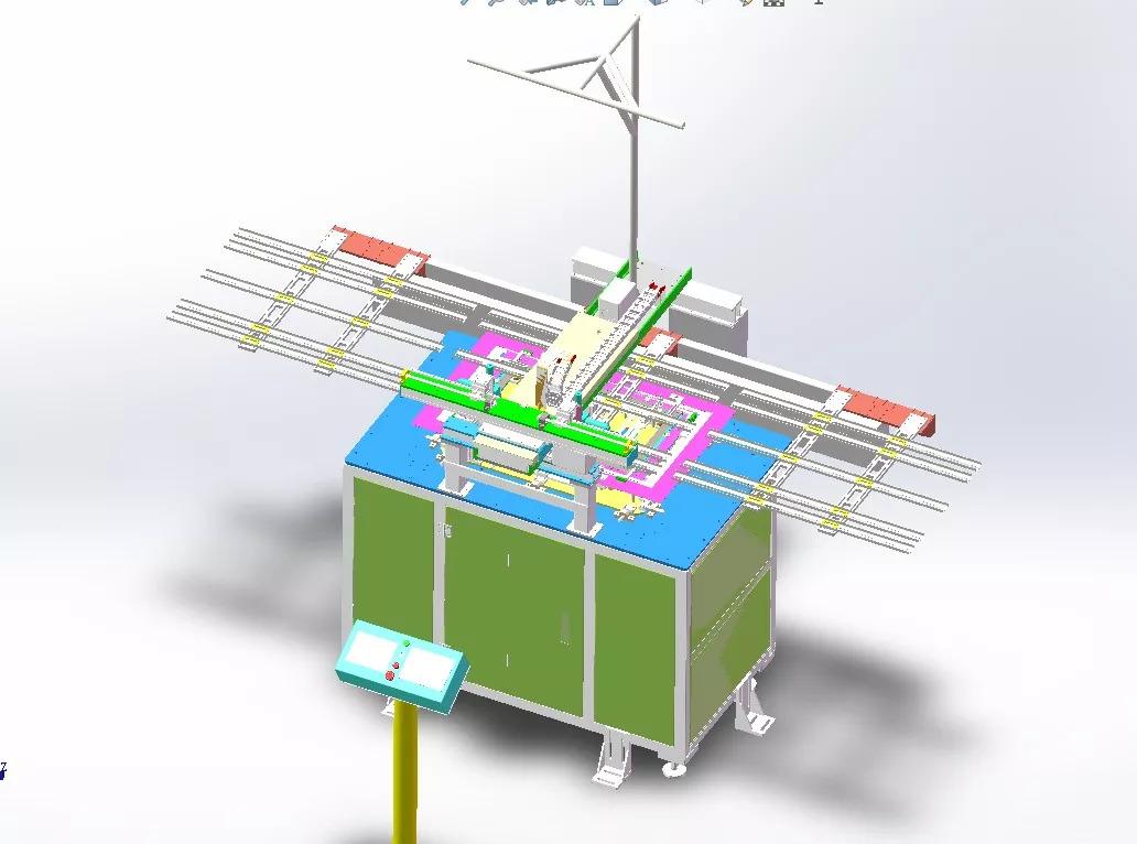 非标数模 钣金件激光焊接机(双激光头焊接)3d模型