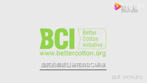 起因:bci,一个中立组织,作用就是为棉花流通制定一个标准,在对新疆棉