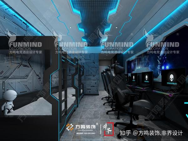 看完《流浪地球》,我设计了科幻风格电竞酒店