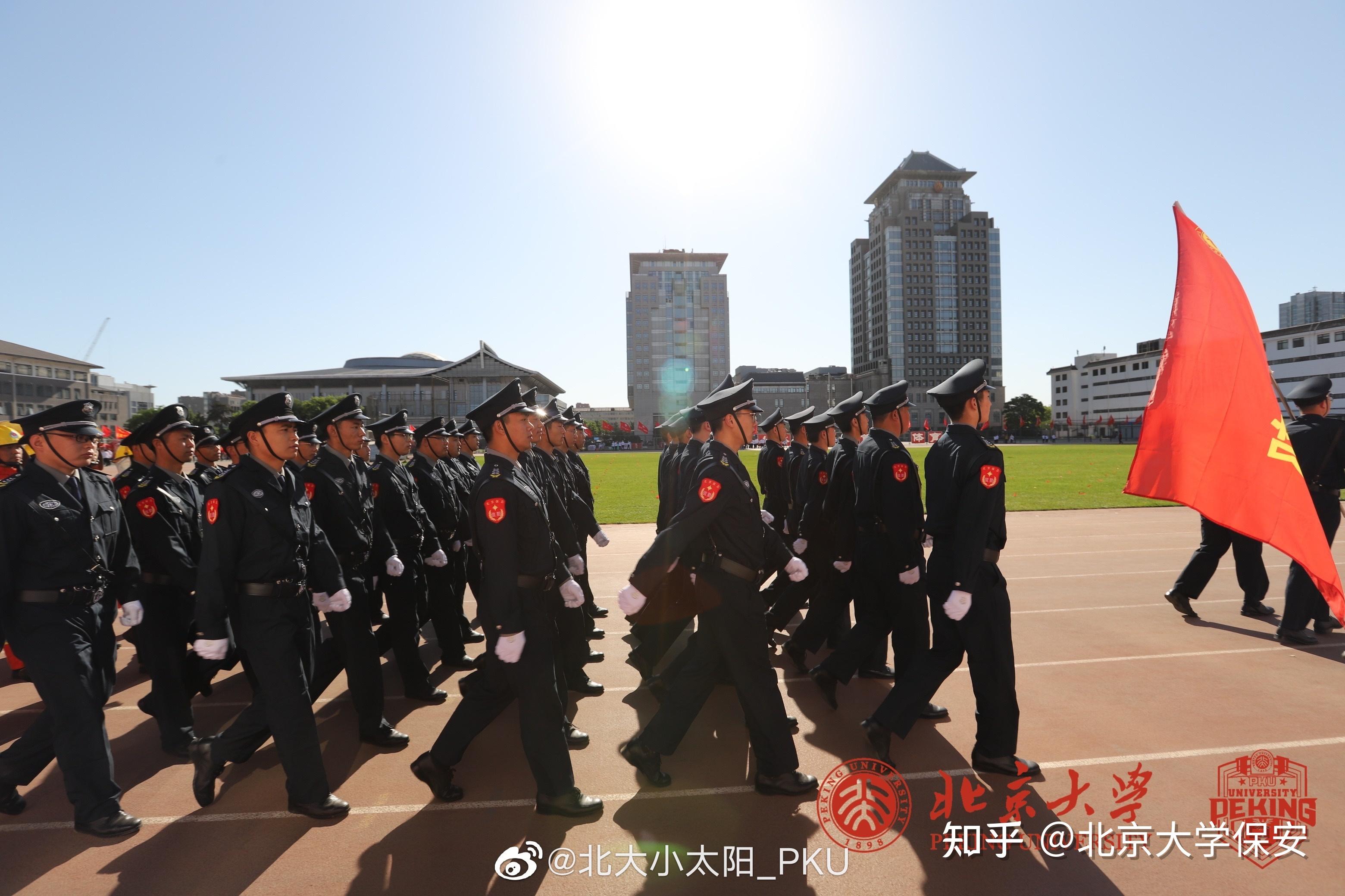 2021年北京大学保安队方队