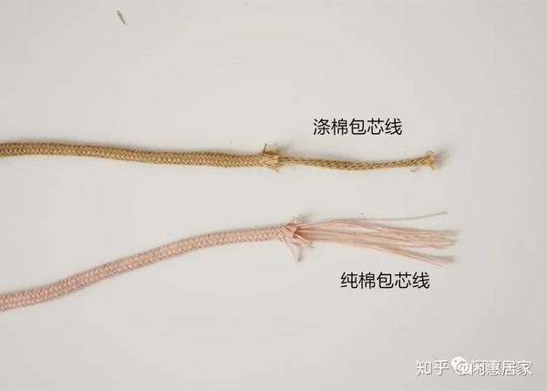 编织线材认识|三股棉绳与包芯线区别介绍