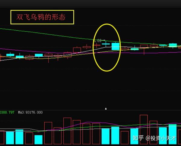 股票一旦出现"双飞乌鸦"k线看跌信号,立马清仓逃命股价将一泻千里