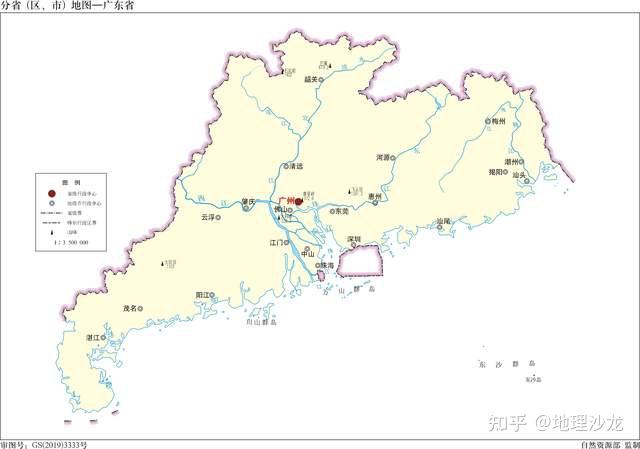 广东省地形特征以山地丘陵地形为主珠江三角洲地区地势低平