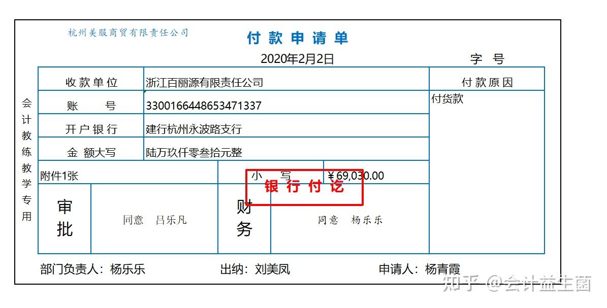 单据填写模板收据费用报销单付款申请单借款单支票根贷款单现金缴款单