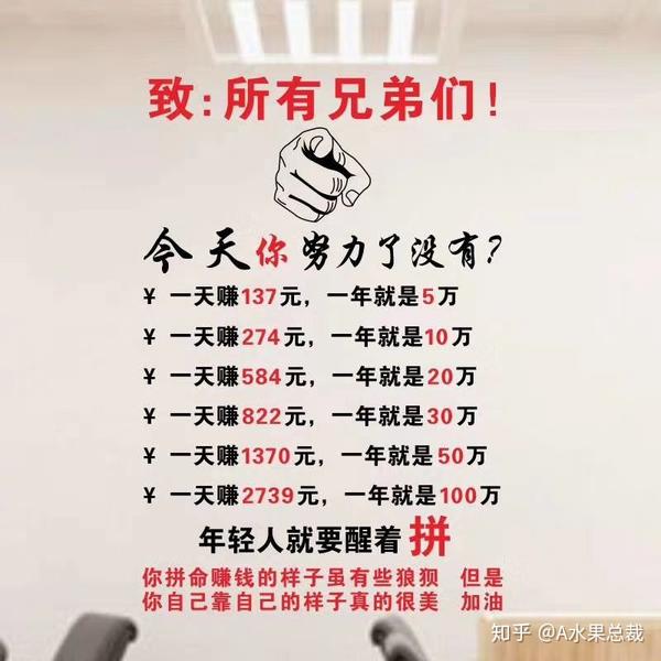 你的目标一年赚多少钱