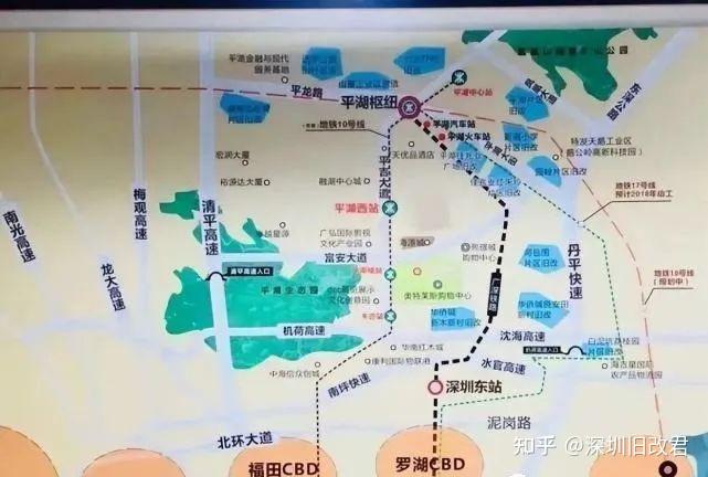 为配合地铁10号线建设,以及给未来平湖庞大的枢纽中心建设留出建设