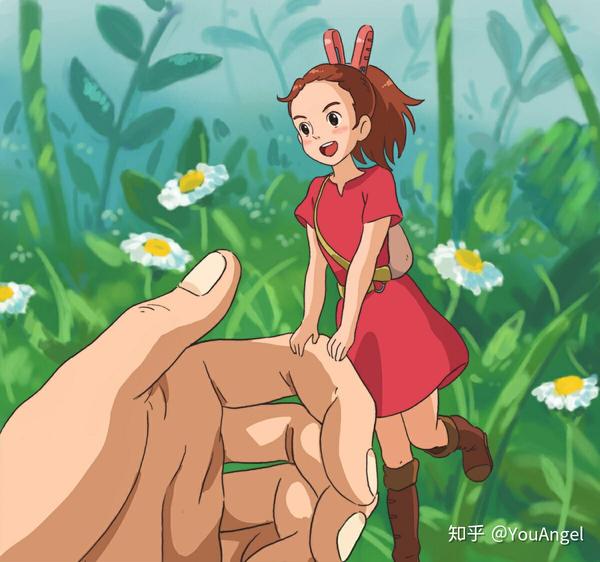 昨天又看了一遍《借东西的小人阿莉埃蒂》 配上bgm   "arrietty"s