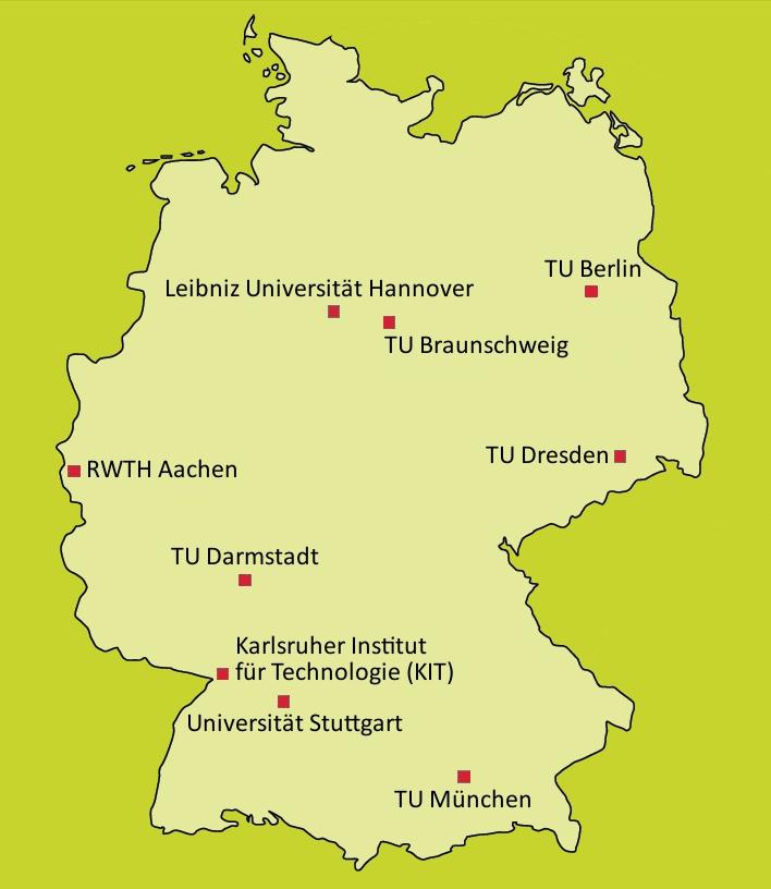德国留学德国tu9大学都有哪些名牌专业选择热门优势专业大盘点tu9院校